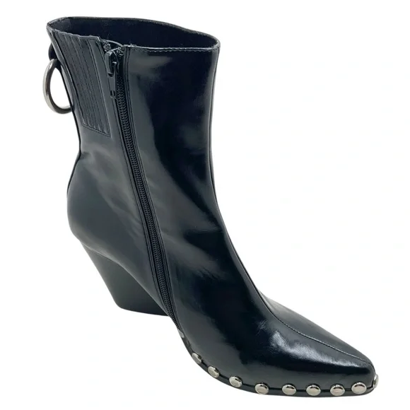 {Jeffery Campbell} Walton Vegan Studded Booties - Picture 5 of 16